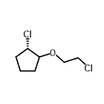 CAS 登录号：414878-44-7， (1S)-1-氯-2-(2-氯乙氧基)环戊烷