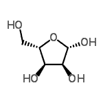 CAS#: 41546-19-4, beta-L-Ribofuranose
