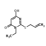CAS#: 415714-54-4, 2-(Allylsulfanyl)-3-Ethyl-6-Hydroxy-4(3H)-Pyrimidinone