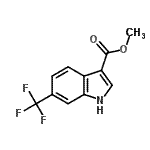 CAS 登录号：415918-12-6， 甲基6-(三氟甲基)-1H-吲哚-3-羧酸酯