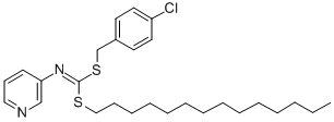CAS#: 41643-22-5, (4-Chlorophenyl)Methyl Tetradecyl-3-Pyridinylcarbonimidodithioate