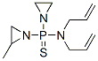 CAS 登录号：41657-30-1， (1-氮丙啶基)(2-甲基-1-氮丙啶基)(二烯丙基氨基)膦硫化物