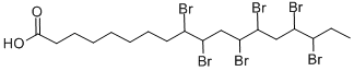 CAS#: 4167-08-2, 9,10,12,13,15,16-Hexabromooctadecanoic acid