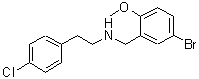 CAS 登录号：416890-08-9， N-(5-溴-2-甲氧基苄基)-2-(4-氯苯基)乙胺