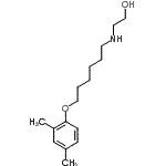 CAS 登录号：416891-67-3， 2-{[6-(2,4-二甲基苯氧基)己基]氨基}乙醇
