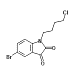 CAS#: 416899-88-2, 5-Bromo-1-(4-Chlorobutyl)-1H-Indole-2,3-Dione