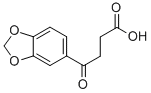 CAS 登录号：41764-07-2， 4-[3,4-(亚甲二氧基)苯基]-4-氧代丁酸