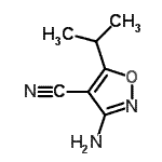 CAS#: 41808-54-2, 3-Amino-5-Isopropyl-1,2-Oxazole-4-Carbonitrile