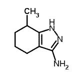 CAS#: 41832-28-4, 7-Methyl-4,5,6,7-Tetrahydro-1H-Indazol-3-Amine