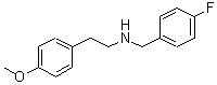 CAS 登录号：418782-68-0， N-(4-氟苄基)-2-(4-甲氧基苯基)乙胺