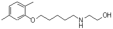 CAS#: 418792-41-3, 2-{[5-(2,5-Dimethylphenoxy)Pentyl]Amino}Ethanol