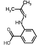 CAS 登录号：41902-72-1， 2-(2-异亚丙基肼基)苯甲酸