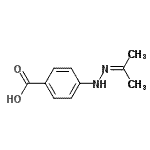 CAS 登录号：41902-73-2， 4-(2-异亚丙基肼基)苯甲酸