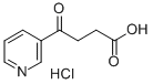 CAS 登录号：4192-31-8， 4-(吡啶-3-基)-4-氧代-丁酸盐酸盐