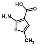 CAS#: 41940-47-0, 2-Amino-5-Methyl-3-Thiophenecarboxylic Acid
