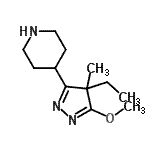 CAS 登录号：419571-86-1， 4-(4-乙基-5-甲氧基-4-甲基-4H-吡唑-3-基)哌啶