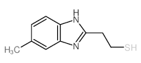 CAS 登录号：4198-61-2， 5-甲基-1H-苯并咪唑-2-乙硫醇