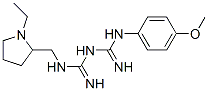 CAS 登录号：41988-53-8， 1-[(1-乙基-2-吡咯烷基)甲基]-5-(4-甲氧基苯基)双胍