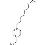 CAS#: 420100-40-9, 2-(4-Ethylphenoxy)-N-(2-Methoxyethyl)Ethanamine