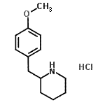CAS#: 420137-09-3, 2-(4-Methoxybenzyl)Piperidine Hydrochloride (1:1)