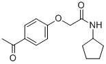 CAS#: 42018-29-1, 4'-(Cyclopentylcarbamoylmethoxy)Acetophenone
