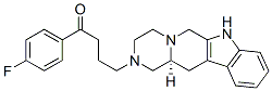 CAS 登录号：42021-35-2， (S)-1-(4-氟苯基)-4-(3,4,6,7,12,12alpha-六氢吡嗪并[1',2':1,6]吡啶并[3,4-b]吲哚-2(1H)-基)丁烷-1-酮