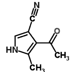 CAS#: 42046-57-1, 4-Acetyl-5-Methyl-1H-Pyrrole-3-Carbonitrile