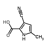 CAS#: 42046-68-4, 3-Cyano-5-Methyl-1H-Pyrrole-2-Carboxylic Acid