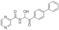 CAS 登录号：42069-33-0， N-(2-(1,1'-联苯)-4-基-1-羟基-2-氧代乙基)吡嗪甲酰胺