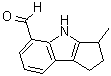 CAS 登录号：420802-67-1， 3-甲基-1,2,3,4-四氢环戊烯并[b]吲哚-5-甲醛