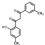 CAS 登录号：420823-80-9， 1-(2-羟基-4-甲基苯基)-3-(3-甲基苯基)-1,3-丙烷二酮