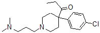 CAS 登录号：42137-91-7， 4-丙酰基-4-(4-氯苯基)-1-(3-二甲基氨基丙基)哌啶