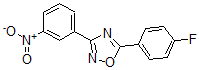 CAS 登录号：421581-70-6， 5-(4-氟苯基)-3-(3-硝基苯基)-1,2,4-恶二唑