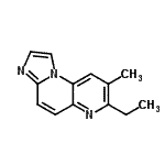 CAS#: 421595-97-3, 7-Ethyl-8-Methylimidazo[1,2-a][1,5]Naphthyridine