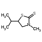 CAS#: 42163-65-5, 5-Isopropyl-3-Methyl-1,3-Thiazolidine-2-Thione