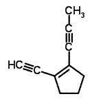 CAS 登录号：422530-96-9， 1-乙炔基-2-(1-丙炔-1-基)环戊烯