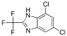 CAS 登录号：4228-88-0， 2-(三氟甲基)-5,7-二氯-1H-苯并咪唑