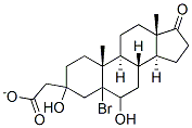 CAS 登录号：4229-69-0， 5-溴-3,6-二羟基雄甾烷-17-酮-3-乙酸酯