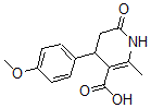 CAS#: 423120-08-5, 1,4,5,6-Tetrahydro-4-(4-Methoxyphenyl)-2-Methyl-6-Oxo-3-Pyridinecarboxylic acid