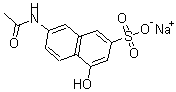 CAS 登录号：42360-29-2， 7-乙酰氨基-4-羟基-2-萘磺酸钠盐