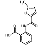 CAS 登录号：423729-45-7， 2-[(5-甲基-2-糠酰)氨基]苯甲酸