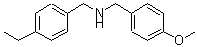 CAS 登录号：423735-26-6， 1-(4-乙基苯基)-N-(4-甲氧基苄基)甲胺