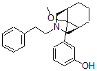 CAS 登录号：42471-70-5， 3-[(1R,5S)-9-甲氧基-3-(2-苯基乙基)-3-氮杂双环[3.3.1]壬烷-9-基]苯酚