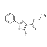 CAS#: 425392-50-3, Ethyl 5-Chloro-2-(2-Pyridinyl)-1,3-Thiazole-4-Carboxylate