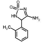 CAS#: 425632-73-1, 4-(2-Methylphenyl)-4,5-Dihydro-1,2,5-Thiadiazol-3-Amine 1,1-Dioxide