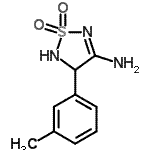 CAS#: 425646-68-0, 4-(3-Methylphenyl)-4,5-Dihydro-1,2,5-Thiadiazol-3-Amine 1,1-Dioxide