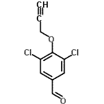 CAS 登录号：426229-84-7， 3,5-二氯-4-(2-丙炔-1-基氧基)苯甲醛