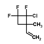 CAS#: 4265-28-5, 2-Chloro-1,1,2-Trifluoro-3-Methyl-3-Vinylcyclobutane