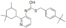 CAS#: 42754-22-3, S-[4-(2-Methyl-2-propanyl)benzyl] [2-(3,3,5-trimethylcyclohexyl)-3-pyridinyl]carbamothioate