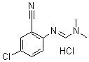 CAS 登录号：42755-45-3， N'-(4-氯-2-氰基苯基)-N,N-二甲基-甲脒盐酸盐